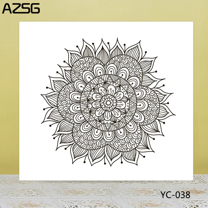 

AZSG Overlapping Flowers Clear Stamps/Seals For DIY Scrapbooking/Card Making/Album Decorative Silicone Stamp Crafts