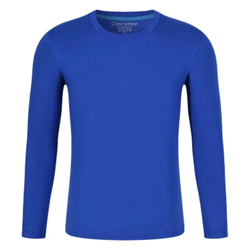 

Мужская хлопковая футболка с длинным рукавом J806, Однотонная футболка с длинным рукавом, новинка 2019