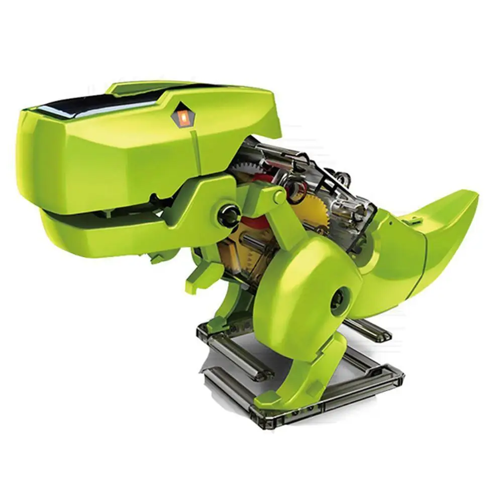 

Монтессори динозавр солнечная игрушка робот Diy сборка модель 3 в 1 Y6T2