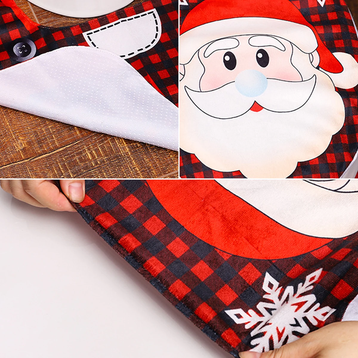 

Christmas Decor Toilet Seat Cover Not Disposable Warmer Seat Lid Warm Soft Toilet Cover Seat Mat Set Pad Cushion Protector WC