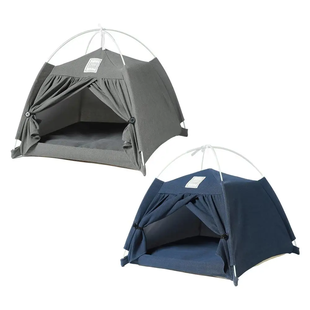 

Removable Cat Bed Breathable Cat Tent Cat House Foldable Portable Dog Kennel Pet Tent Pet Supplies