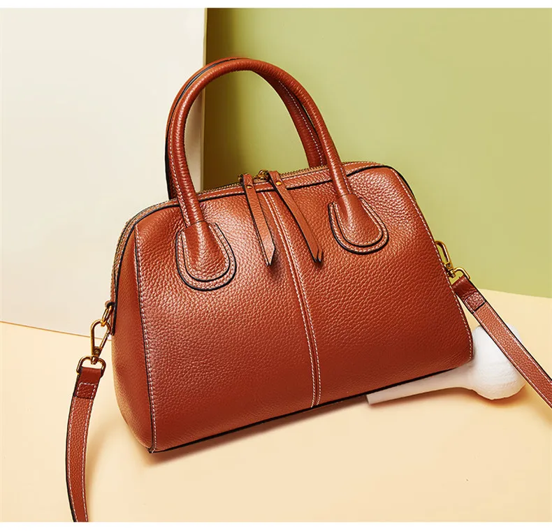 Лисохвост и Лилия Европейский стиль Бостонская подушка сумка женская натуральная кожа сумки известный дизайнер роскошный бренд сумки через плечо