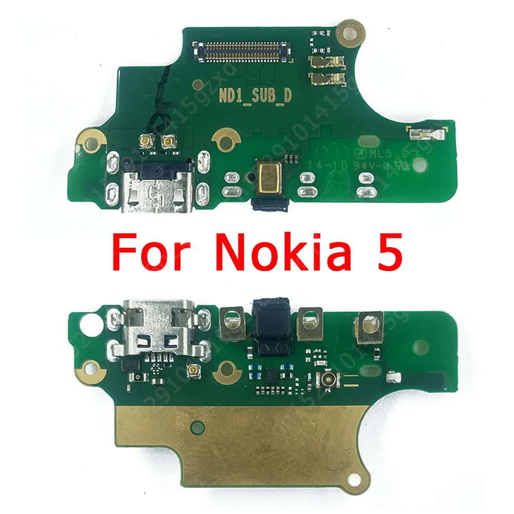 Оригинальный зарядный порт для Nokia 3 1 5 6 7 Plus 8 зарядная плата USB разъем замена
