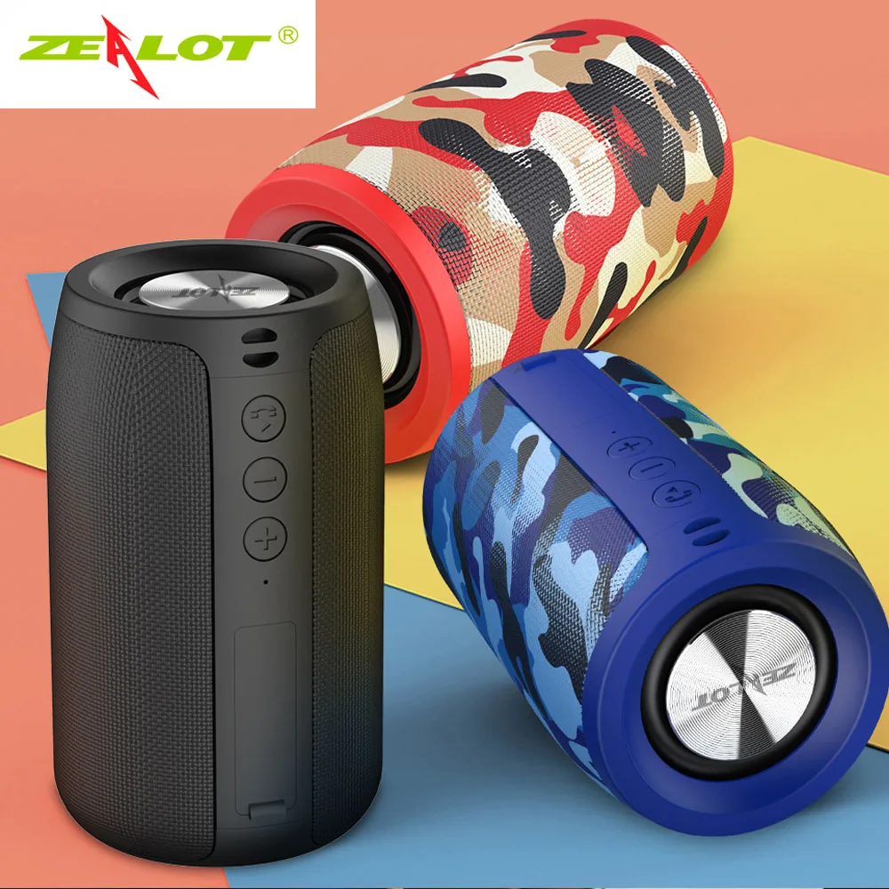 ZEALOT S32 Мини Портативный HIFI сабвуферный микрофон с Блютуз fm радио небольшой