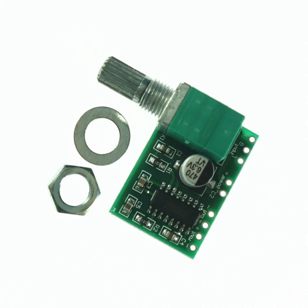 1pcs KJ240 PAM8403 Mini 5V Power Amplifier Board Support USB Supply 3W+3W (Switch potentiometer) 2-Channels Audio module | Электроника