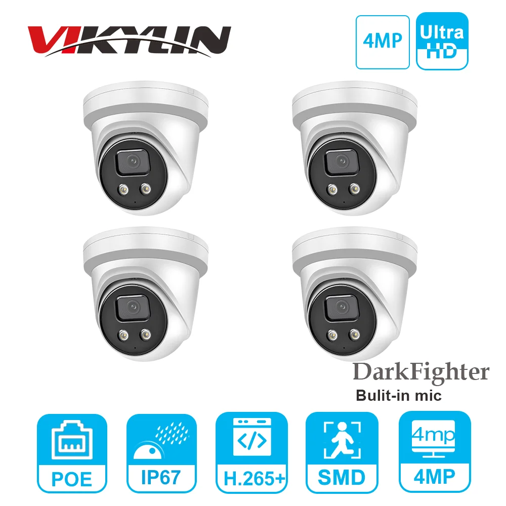 

DS-2CD2346G2-IU 4MP WDR H.265 + Встроенный микрофон IR30 Poe IP67 CMOS фиксированный револьверный Темный истребитель IP-камера для людей и автомобилей