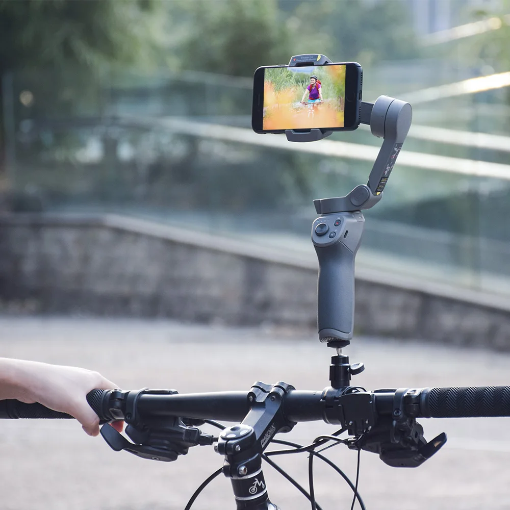 Велосипедный Кронштейн Держатель для DJI Osmo Mobile 2 3 Zhiyun Smooth 4 Feiyu ручной карданный