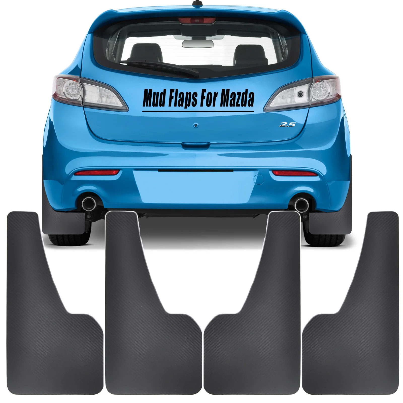 

Mud Flaps Fender For Mazda 3 mx5 6 cx5 rx8 cx3 2 Mazda3 Mazdaspeed3 CX-3 CX-5 CX-7 CX-8 MX-5 Mudflaps Splash Guards Mudguards