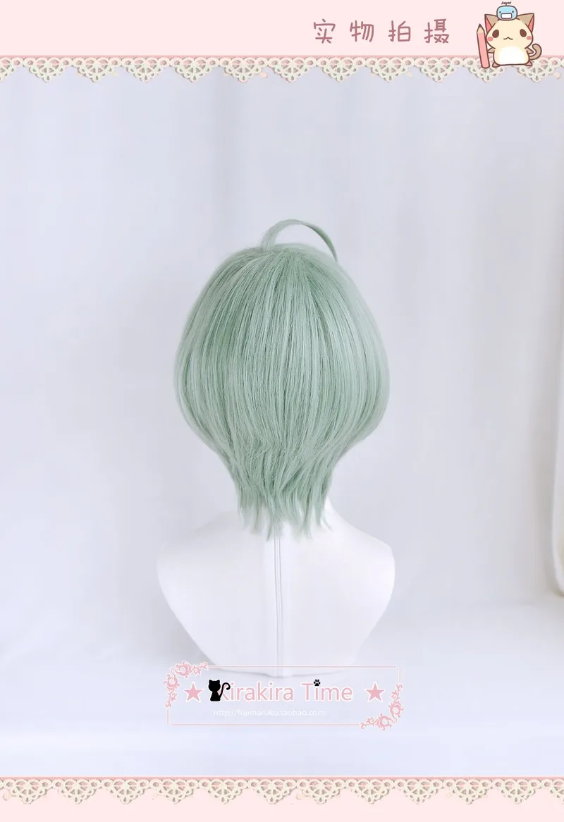 IDOLiSH7 ISUMI HARUKA светильник-зеленая короткая игра ролевые игры синтетические волосы