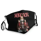 Maneskin Pop рок-группа маска для рта Италия Виктория де анжелис Дамиано Давида маска для мужчин и женщин