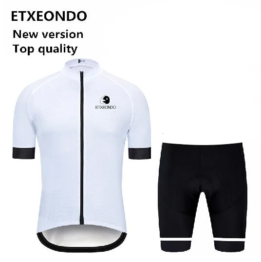Новая версия! Профессиональная одежда для велоспорта Etxeondo, летний мужской костюм с коротким рукавом для велоспорта, Быстросохнущий комплект из Джерси для велоспорта, 7 цветов - Цвет: kits