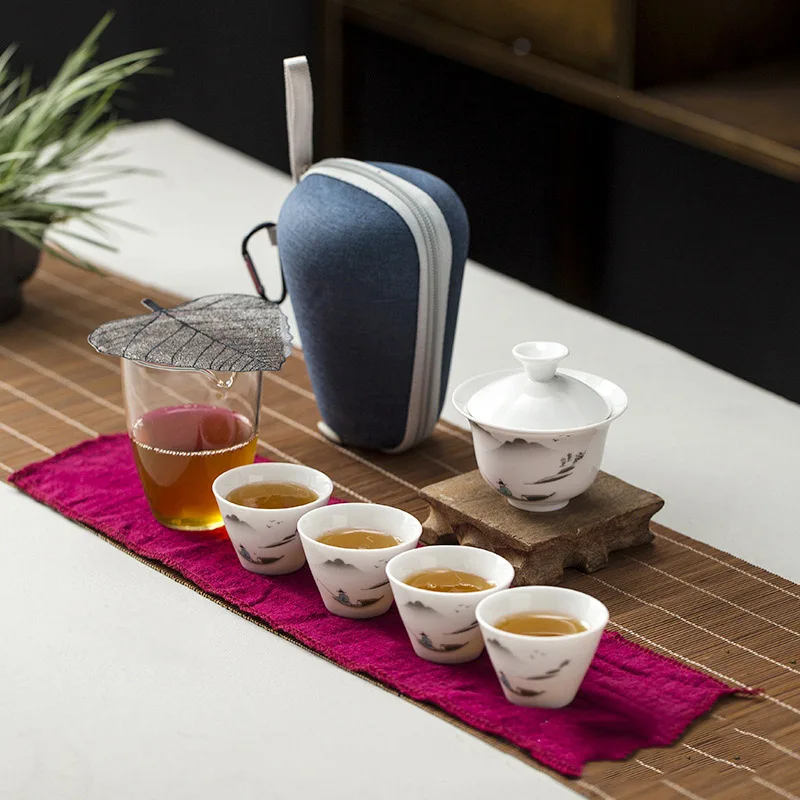 3 Керамический чайник Gaiwan teacups Gaiwan, чайная чашка для Пуэр китайский заварочный чайник портативный дорожный чайный сервиз, кружка для вина - Цвет: 3