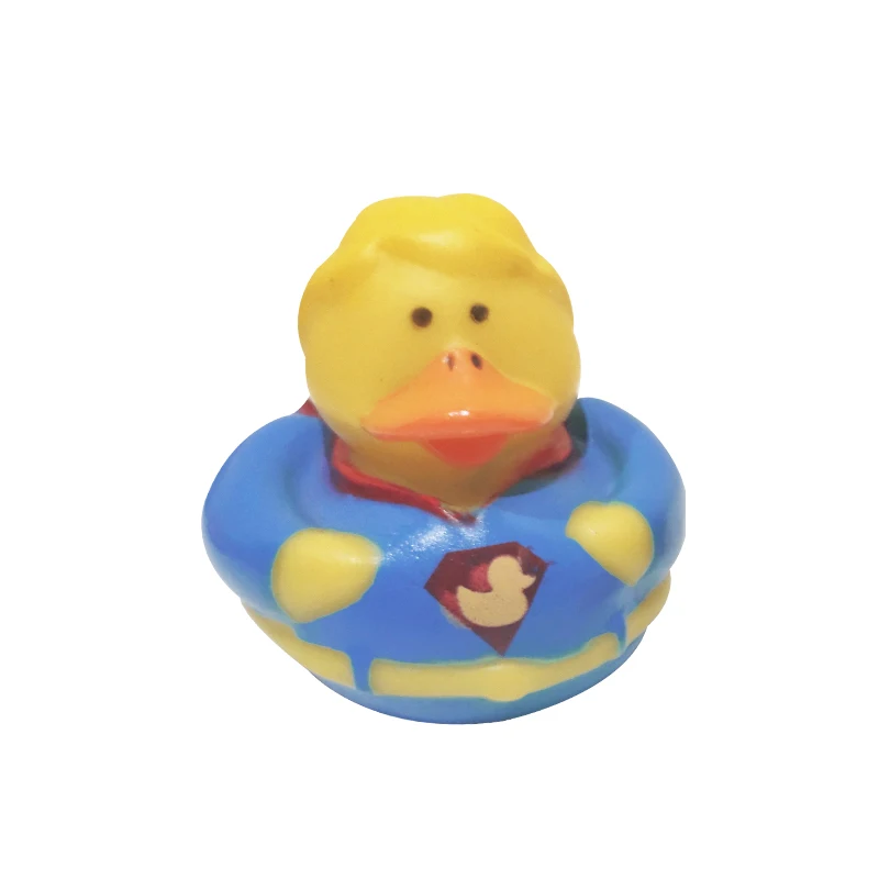Классическая Игрушка для ванной комнаты 1/6 шт. резиновая плавающая утка серия Marvel