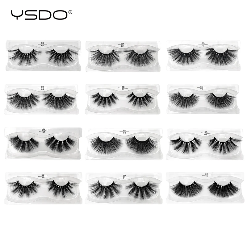 Ресницы YSDO длинные из искусственной норки 3d ручной работы 25 мм | Красота и