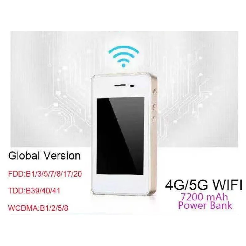 Outdoor Mobile Hotspot G2 Pro Portable Mobile Wireless Modem Mini 4G LTE Wifi Sharing Simcard Router 7200mAh