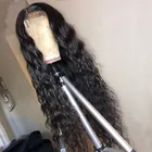 Парик женский Синтетический на сетке, свободные длинные волосы из синтетического волокна, доступны черные, 1B, парики для косплея, 20-26 дюймов