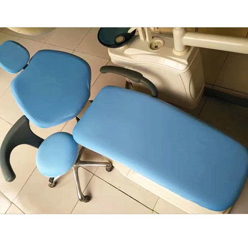 

1 Set Dental PU Leather Unit Dental Chair Seat Cover Chair Cover Elastic Waterproof Protective Case Dentist Equipment 4 Colour