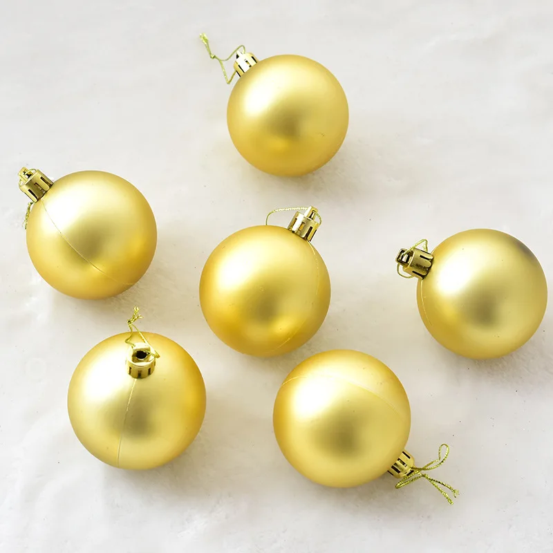 6 шт./лот см декоративные шариковые украшения для новогодней елки подвесные