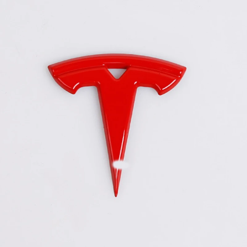 Подходит для Tesla модели 3 красный персонализированный логотип автомобиля