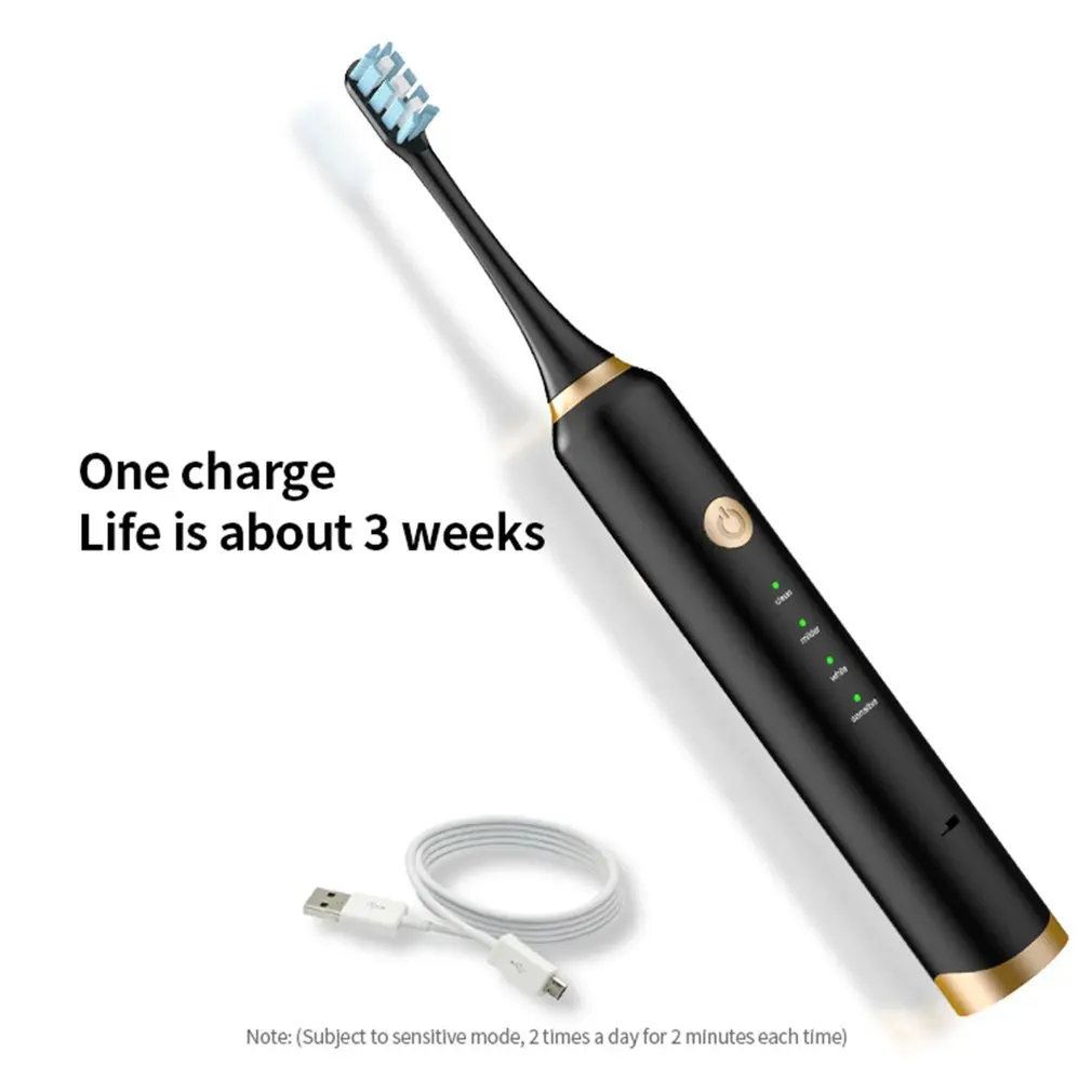 

4 Grades Electric Toothbrush High Frequency Sound Wave Cleaning Convenient Long Endurance IXP7 Tooth Cleaning Brush