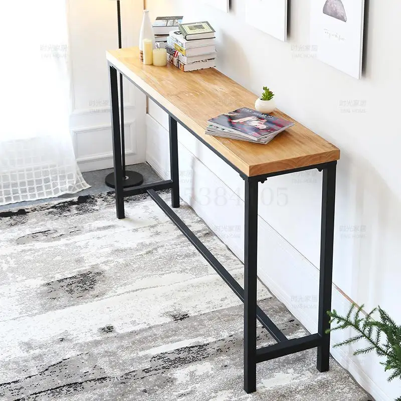 Простой Современный Железный барный стол с высоким ножным столом и стулом