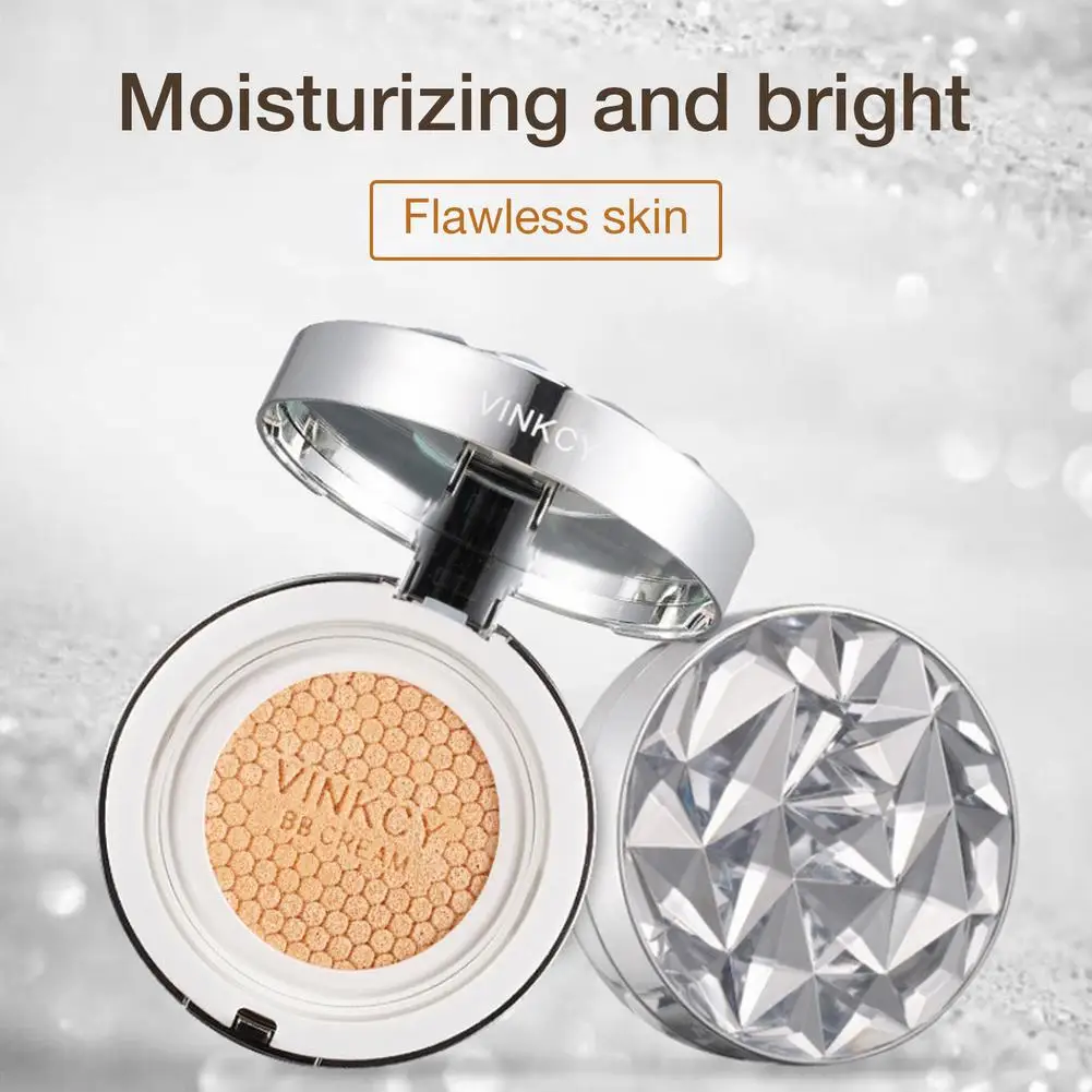 

Air Cushion Foundation BB Cream Concealer Makeup Cosmetic Waterproof Concealer Natural Moisturizing Makeup BB Cream
