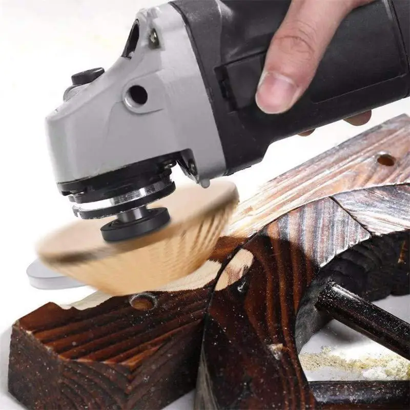 

2019 New Carbide Diamond Grinding Wheel Wood Sanding Carving Shaping Disc For Angle Grinder Multifunctional 3 Size Saw Blade