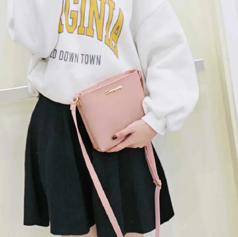 Женская кожаная красивая сумка на плечо популярная Милая женская тоут кошелек