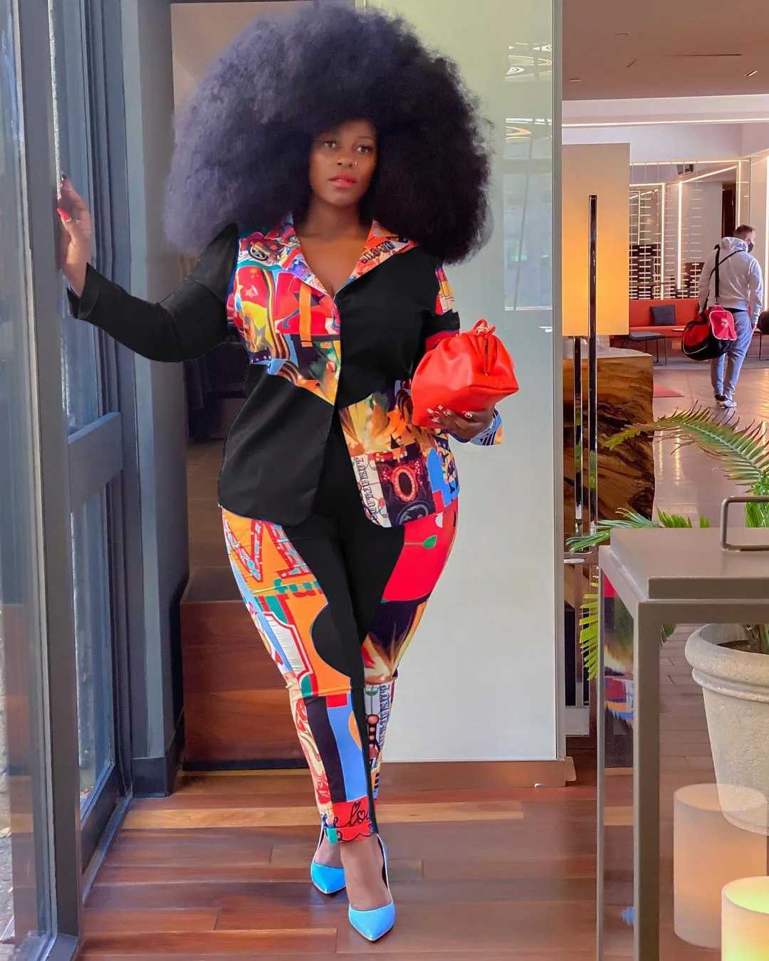 Осенний Женский комплект из двух предметов модная Повседневная рубашка с