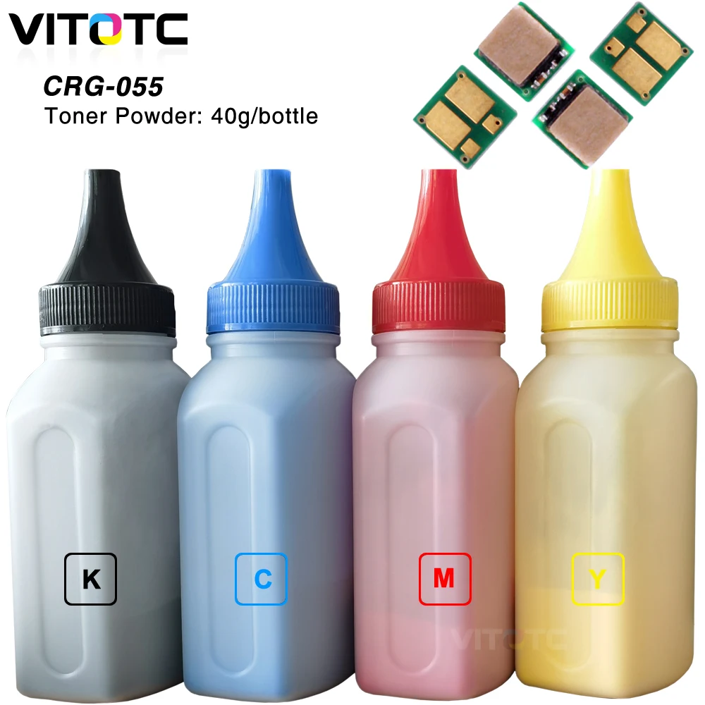 

CRG-055 Toner Powder Cartridge Chip Kit For Canon Color imageCLASS MF742CDW MF743Cdw MF744CDW MF746CX SENSYS LBP663Cdw LBP664CX