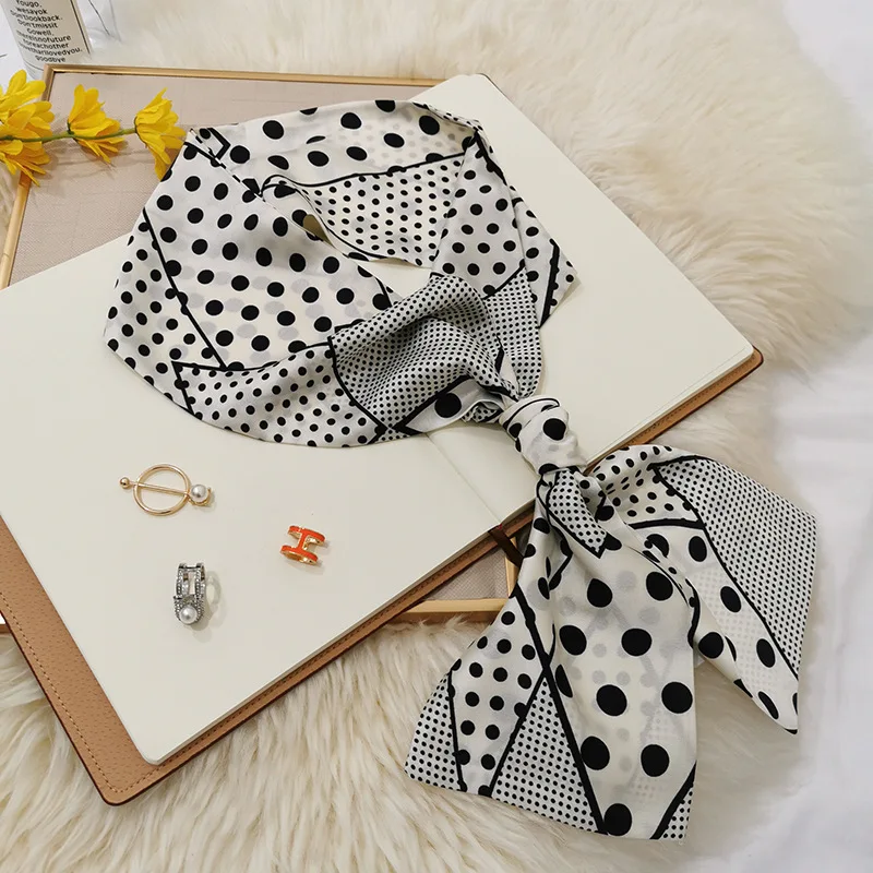 

women scarf silk scarves shawls lady wraps soft decorative for heair bags girl bufanda seda mujer cabello bolsa echarpe ete soie