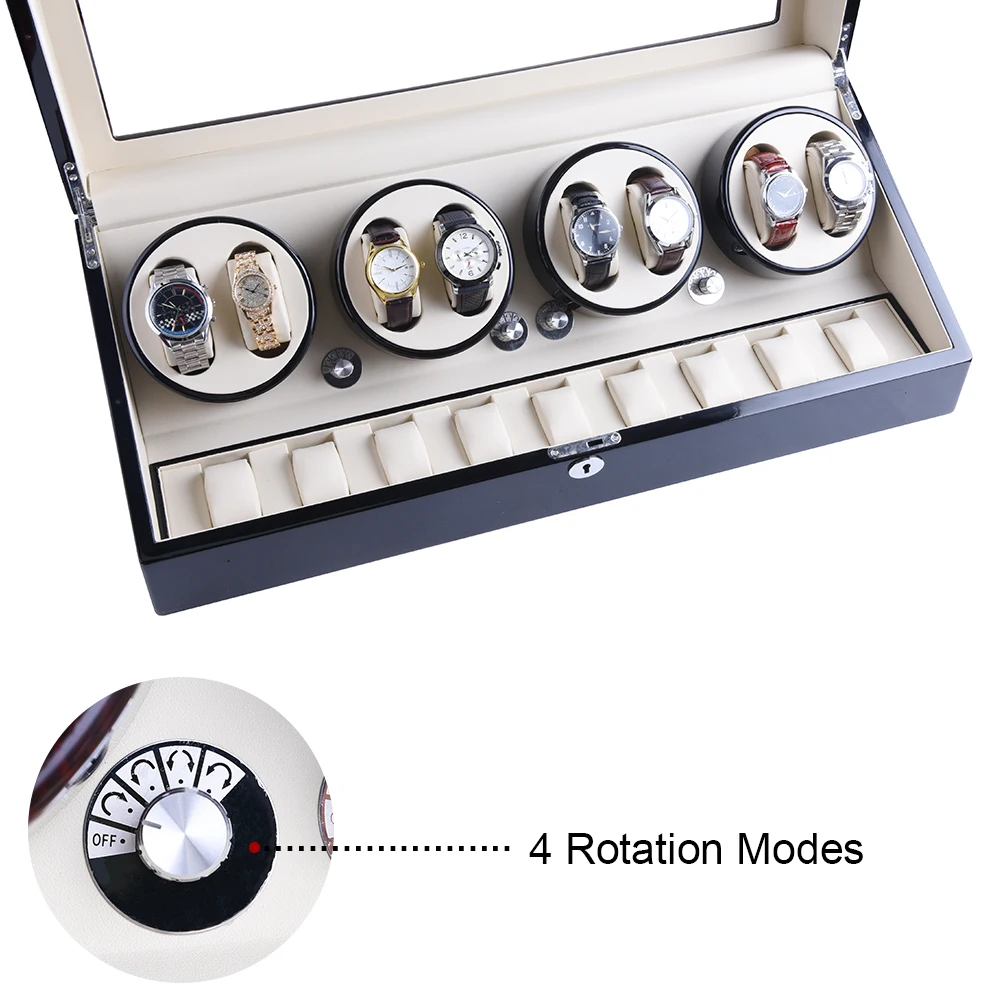 Подзаводчик для 8 автоматических часов с 9 дополнительными отделениями | Наручные