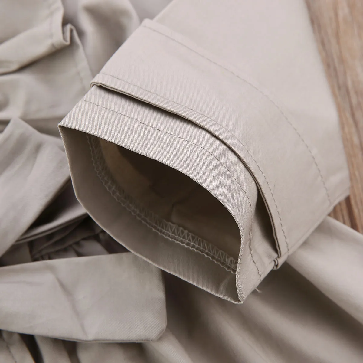 Toddler Kids Girls Belt Breasted Trench Coat Wind Jacket Dress Outwear New Tops | Детская одежда и обувь