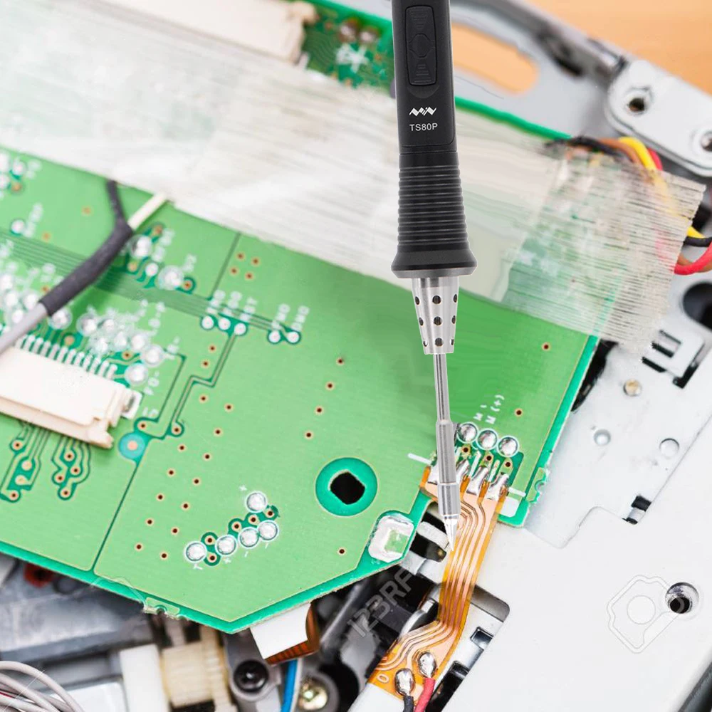 

Minidso TS80P Electric Soldering Iron Set OLED Display PD2.0 QC3.0 Power Supply Mini Intelligent Soldering Iron Welding Tools