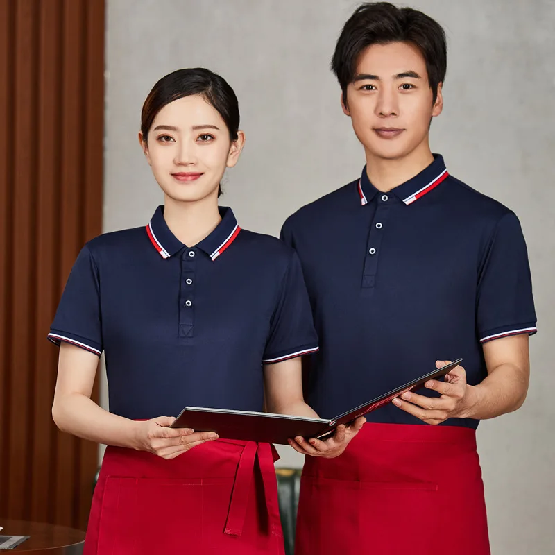 

Женская футболка с коротким рукавом, с горячим горшком, молочным чаем, фаст-фудом, Рабочая футболка, комбинезоны, фабрика