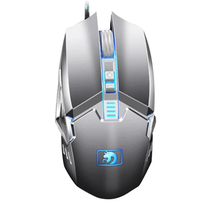 M312 7 программируемых кнопок USB проводной светодиодный 2400DPI регулируемая мышь 6