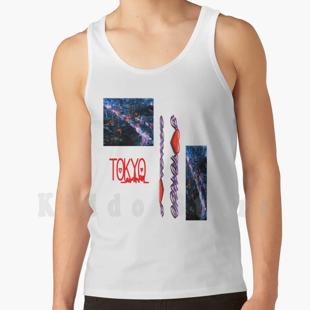 Токио понравилось-Но я не говорю о японском майки Жилеты 100% хлопок японские Weeaboo