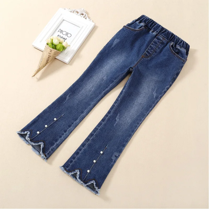 Boys Jeans Winter Pants For Boy Embroidery Warm Thermal Cotton-padded Trousers Kids Thicken Plus Velvet Denim Boys Pants - Цвет: as picture5