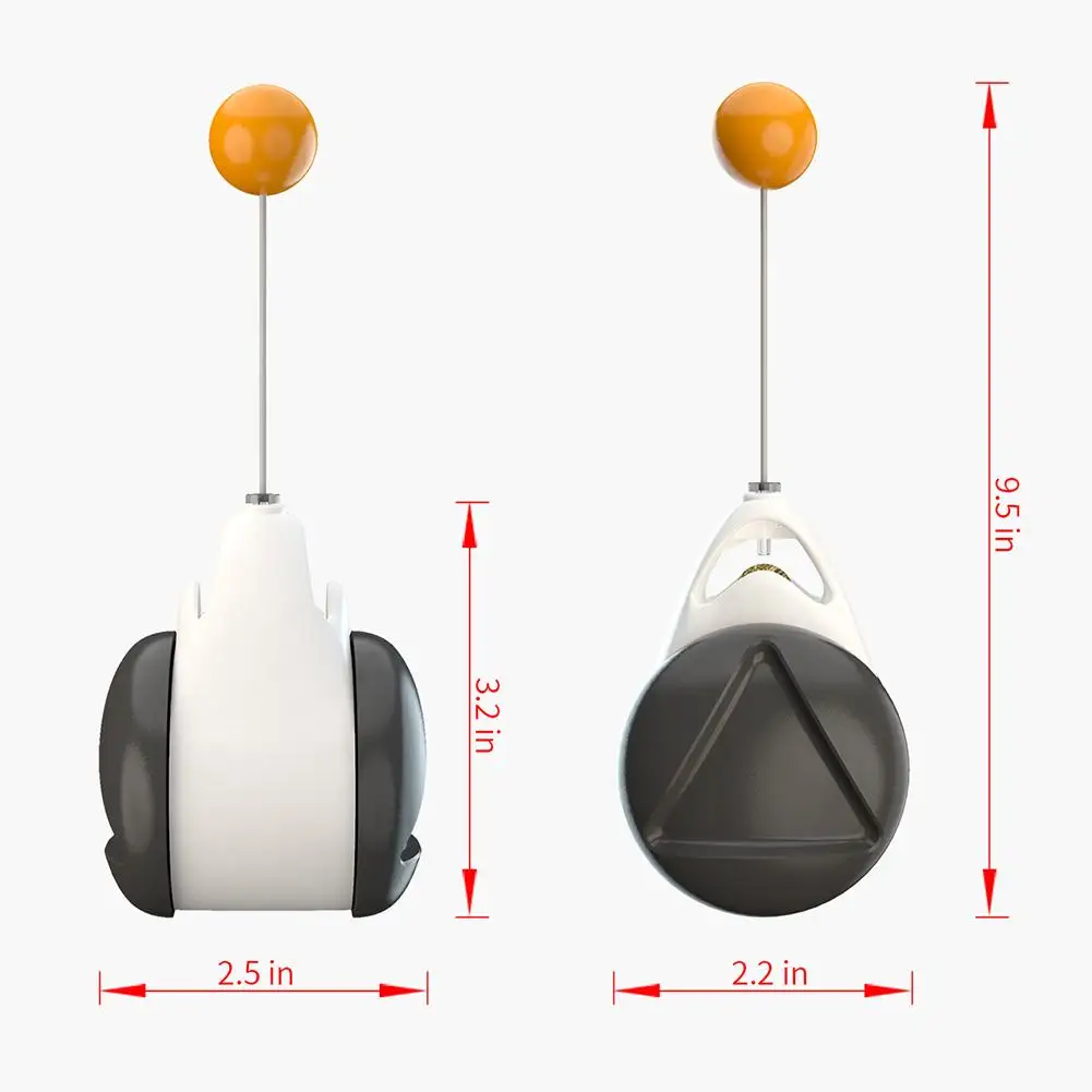 

Balanced Swing Car Cat Toy Ball With Catnip Pet Interactive Trainning Tool Kitty Exercise Chase Play Toy