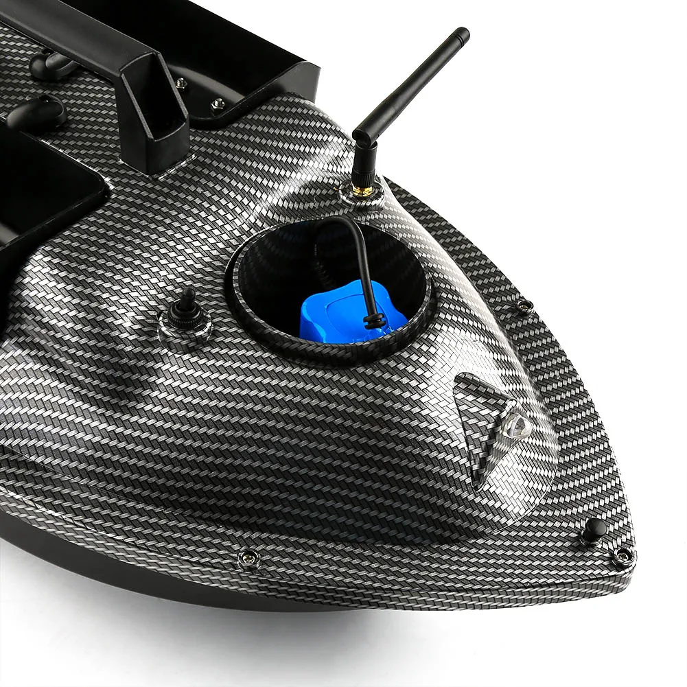 

500M GPS Wireless Fishing Bait Boat 3 Hoppers RC Boat 2 Motors Hook Post Speedboat Carp Fishing Helper with Handbag