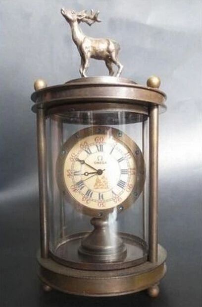 912 + медная латунь Китайские коллекционные старые часы азиатские антикварные