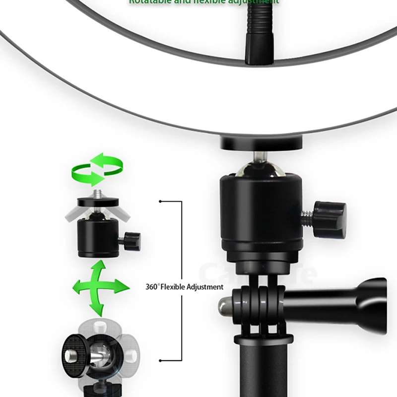 Штатив для селфи с кольцесветильник кой телефона|Макро- и кольцевые светильники|