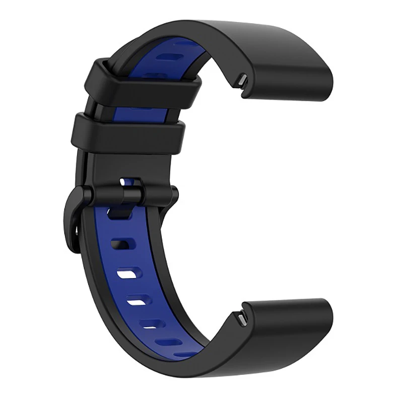 Ремешок силиконовый для наручных часов быстросъемный браслет Garmin Fenix 6 GPS Easyfit 22