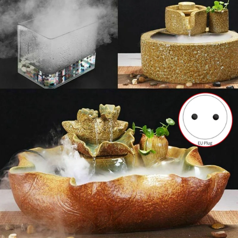 Ультразвуковой распылитель тумана Fogger водяной фонтан Пруд увлажнитель воздуха