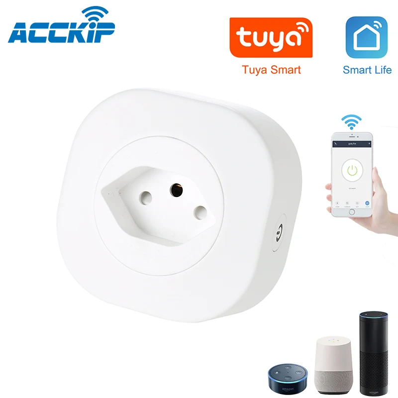 Прямая поставка Switzerland Mini Wifi Smart Plug CH Socket Switch Tuya APP Голосовое управление|Умные