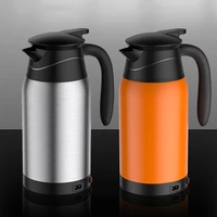 50 hot sales car electric kettle portable digital display stainless steel lightweight boiling water cup for travel