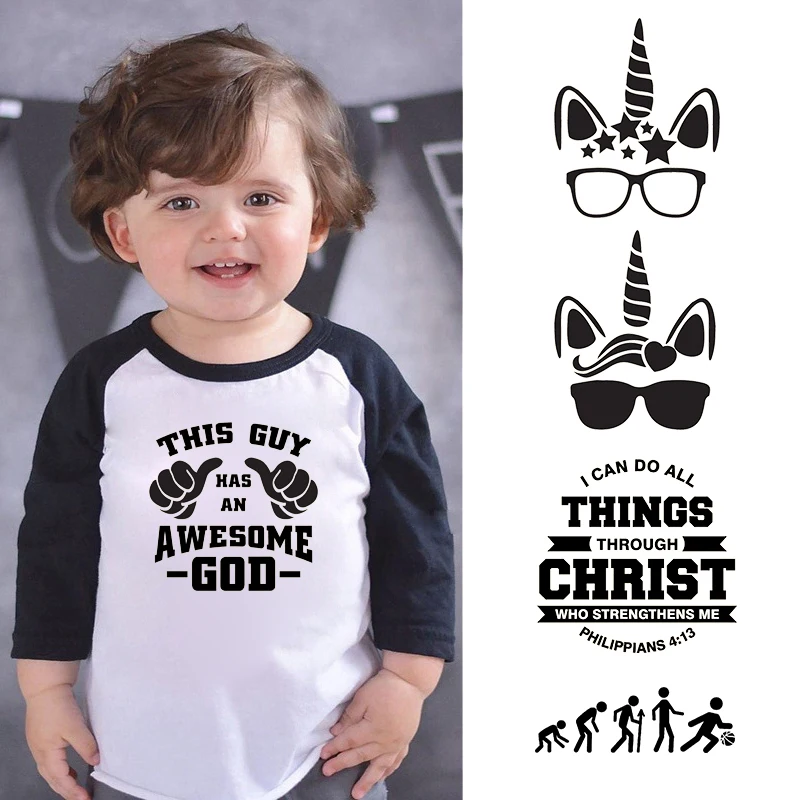 LYTLM Иисус Христос Футболка Эволюция футболка Единорог для детей Jongens Kleding