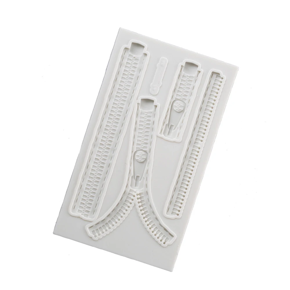 Силиконовая молния помадка плесень шоколадные конфеты Бисквитное украшение