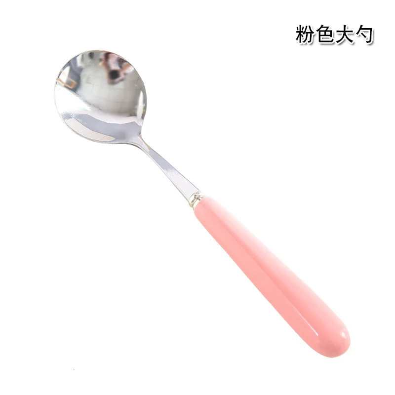 Керамическая ручка из нержавеющей стали вилка для фруктов десерт небольшой