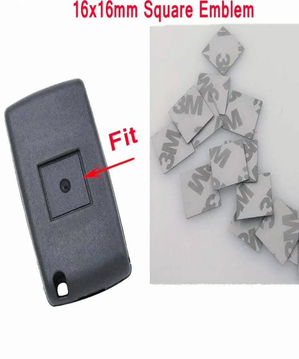 Эмблема корпуса ключа автомобиля Наклейка на ключ от 16 х16 мм 2/5 шт. заменить